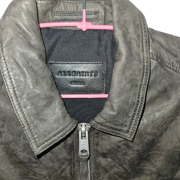 [BUNJANG] AllSaints Garter Leather Jacket / 올세인츠 가터 레더 재킷