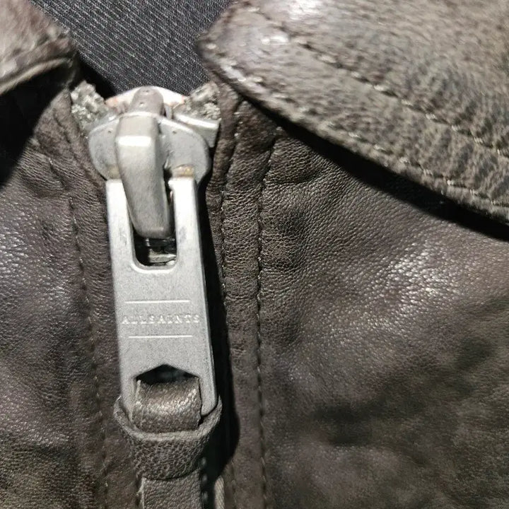 [BUNJANG] AllSaints Garter Leather Jacket / 올세인츠 가터 레더 재킷