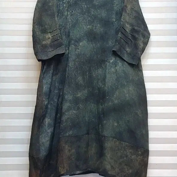 [SOLD OUT] 고급> 천연염색 국산 인견 롱원피스