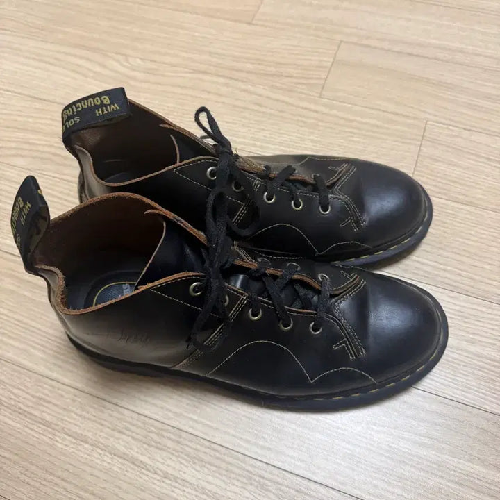 [BUNJANG] Dr. Martens Church Smooth Monkey Boots Size 280 / Uk9,280) 닥터마틴 블랙 처치 스무스 몽키 부츠