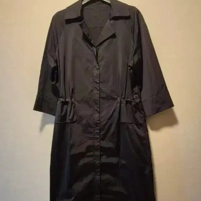 [BUNJANG] Max Studio Shirt Long Dress / 맥스스튜디오 셔츠형 롱원피스 55~66