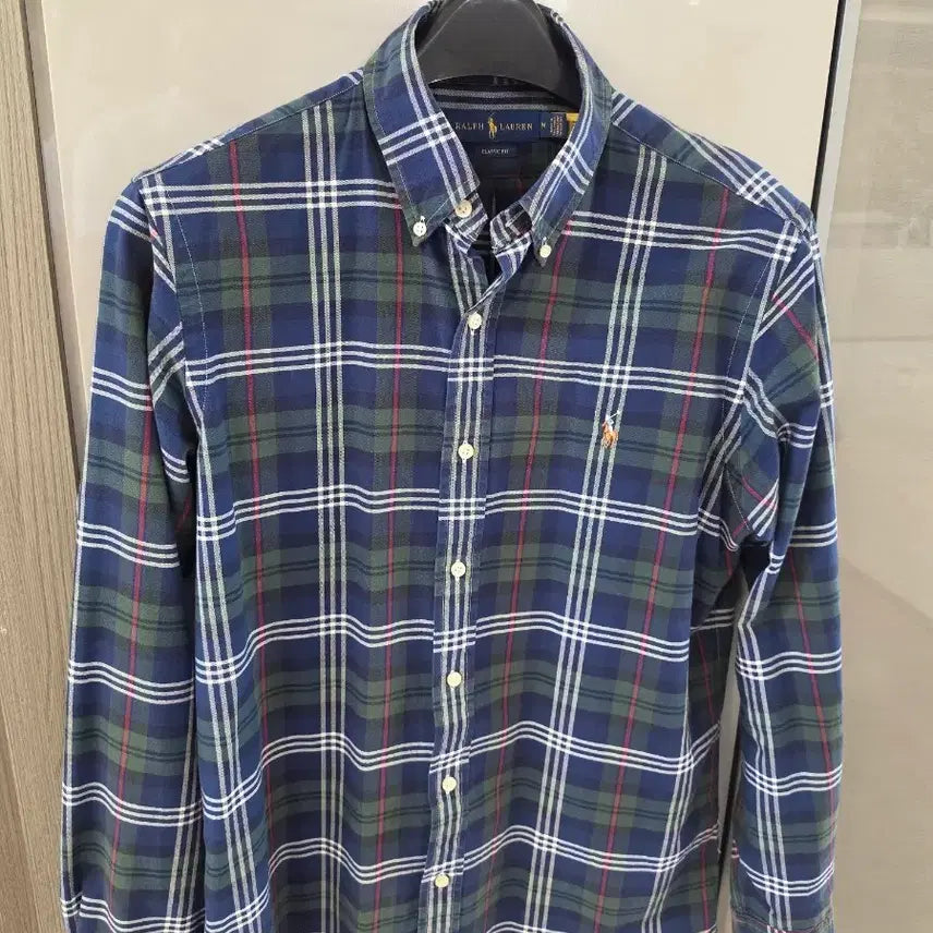 [BUNJANG] Polo Ralph Lauren Classic Fit Checkered Shirt / 정품 폴로 랄프로렌 체크 셔츠 남방 클래식핏 M 판매합니다