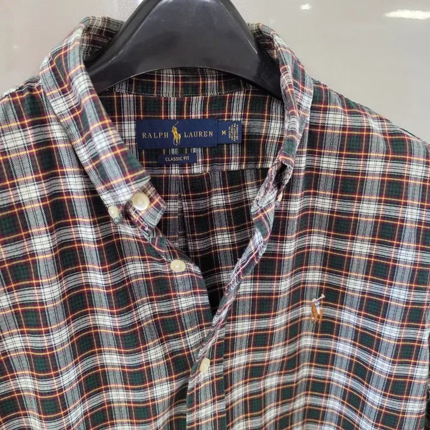 [SOLD OUT] 정품 폴로 랄프로렌 체크 긴팔 셔츠 클래식핏 M 판매합니다