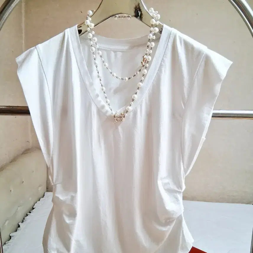 [BUNJANG] Shirred Cotton Blouse / 셔링 면 브라우스 55