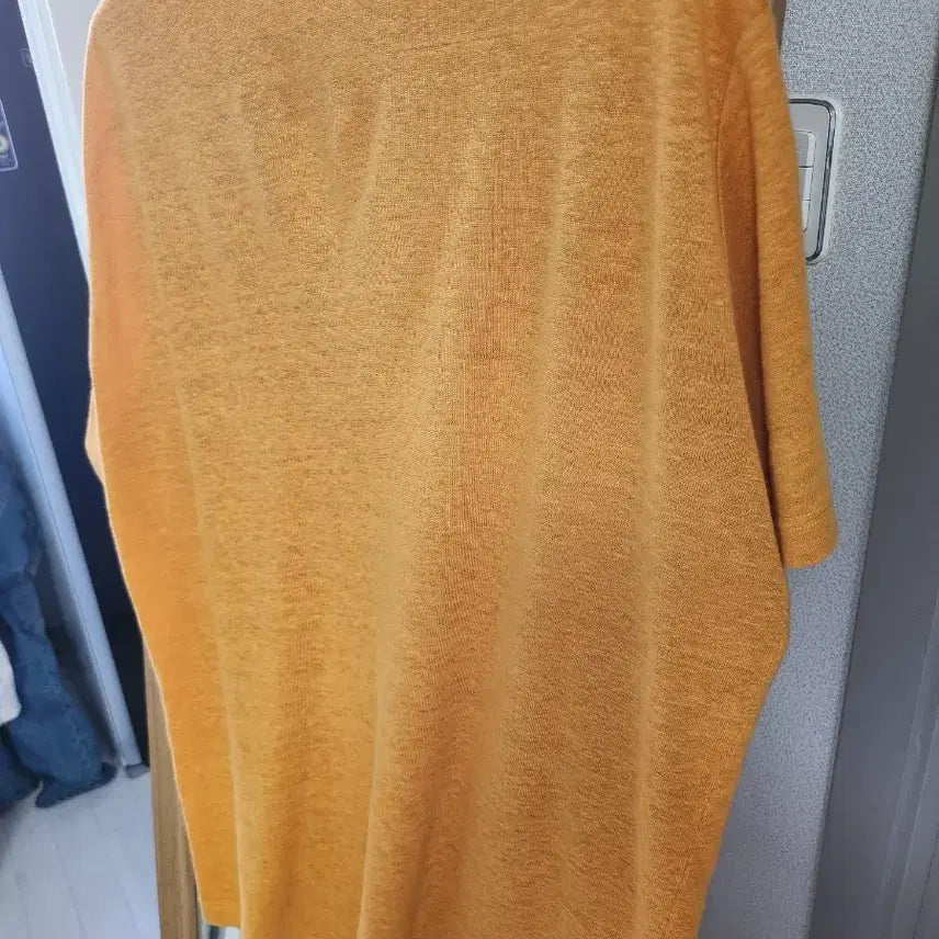 [BUNJANG] Loro Piana Orange Linen Polo Shirt / 로로피아나 오렌지 반팔린넨  폴로셔츠