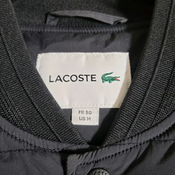 [BUNJANG] Lacoste Padded Vest Black M / 라코스테 패딩 조끼 블랙 M
