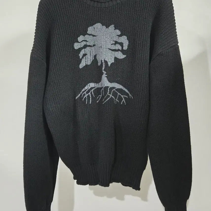 [BUNJANG] Wooalong Hopetree Track Hatch Knit / 우알롱(Wooalong)의 호프트리 트랙해치 니트