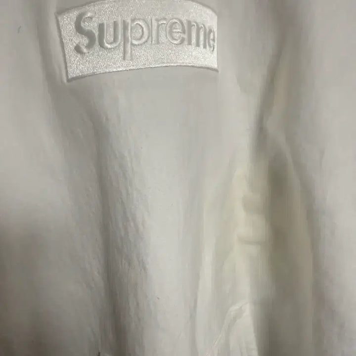 [SOLD OUT] 슈프림 박스 로고 후드 화이트 XL