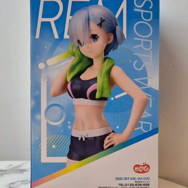 [BUNJANG] elCOCO Re:Zero Rem Sportswear Ver. 1/7 Scale Figure / 엘코코 1/7 리제로 렘 스포츠웨어