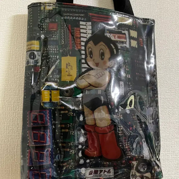 [BUNJANG] Astro Boy Lenticular PVC Tote Bag / 철완아톰 렌티큘러 토트백