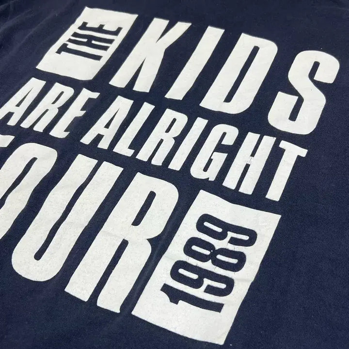 [BUNJANG] Hanes The Who Tour T-shirt XL / 80s 헤인즈 The Who 밴드티셔츠 투어티셔츠 XL