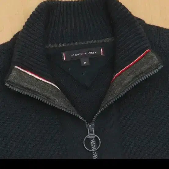 [BUNJANG] Tommy Hilfiger Knit Zip-up / 타미힐피거 니트집업*정품 *T-3369