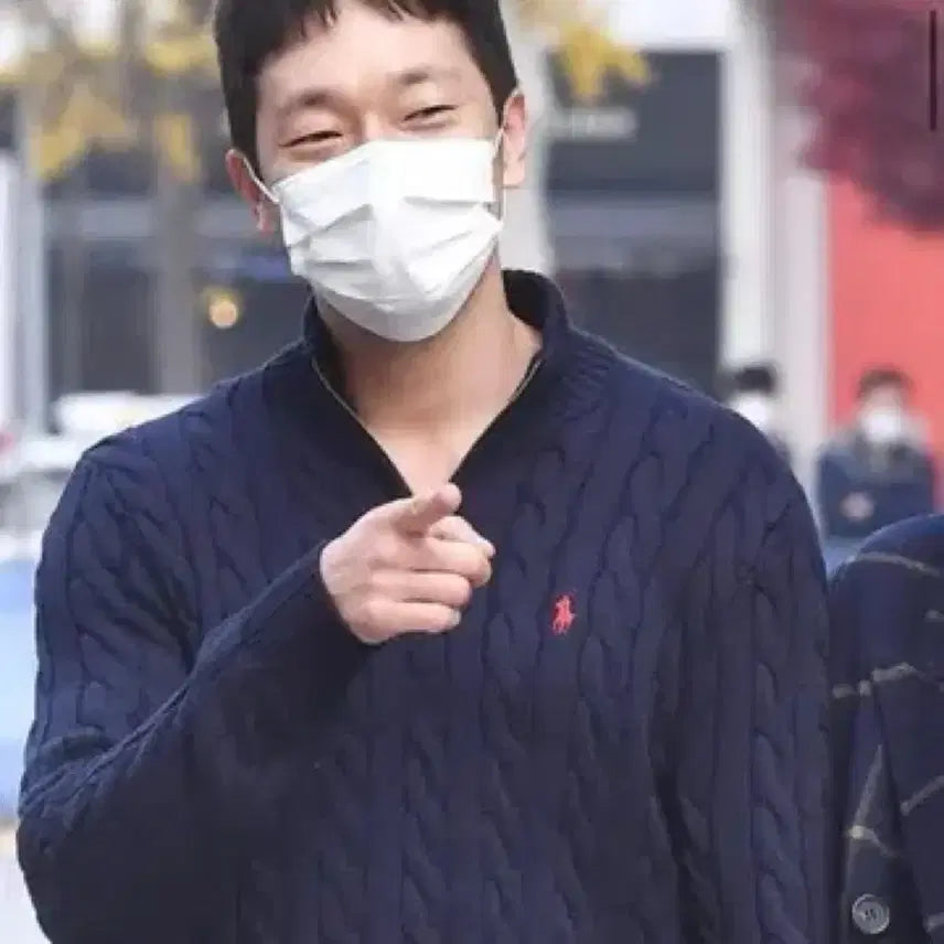 [BUNJANG] Polo Ralph Lauren Wool Cashmere Cable Knit Zip-Up Jacket L / 폴로 / 울 캐시미어 케이블 니트 집업 / L