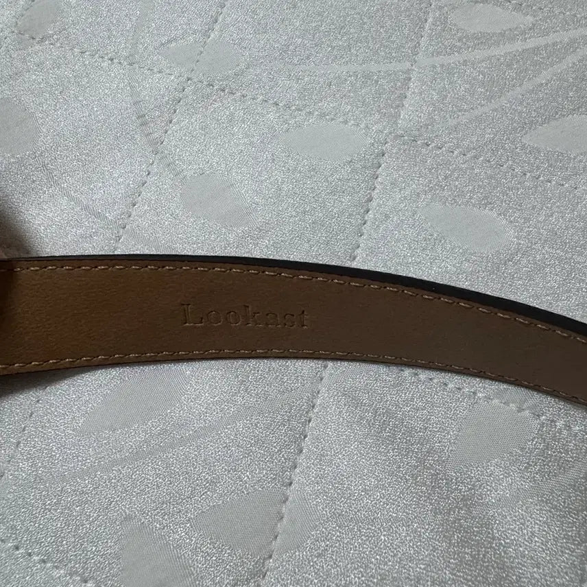 [BUNJANG] Lookast Harry Wide Cowhide Leather Belt Dark Brown / 룩캐스트 헤리 와이드 소가죽 레더벨트 다크브라운
