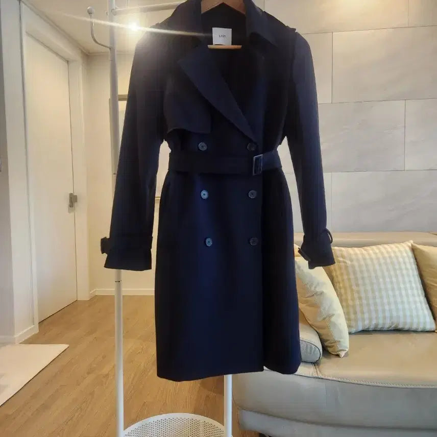 [BUNJANG] LIST Trench Coat (Black) / 새상품. LIST 리스트 트렌치코트  44 ~ 55 (블랙)