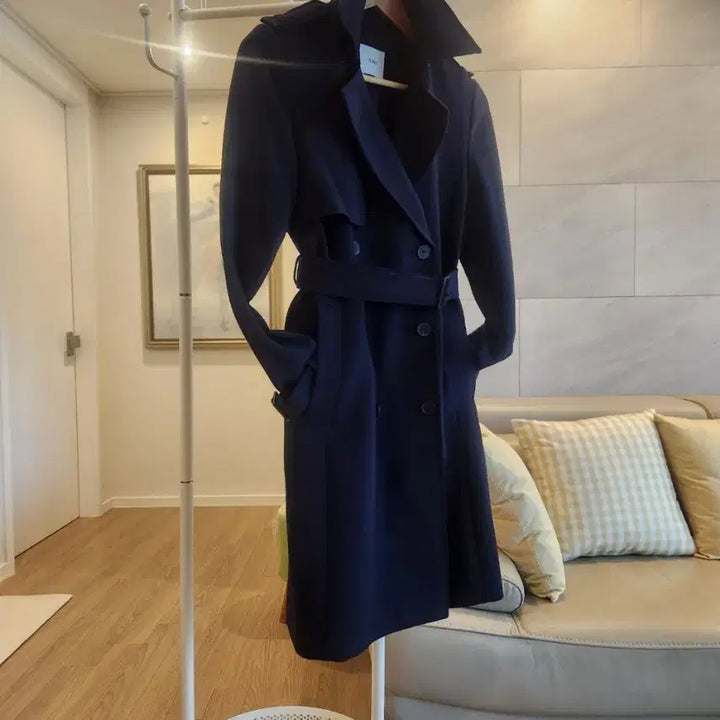 [BUNJANG] LIST Trench Coat (Black) / 새상품. LIST 리스트 트렌치코트  44 ~ 55 (블랙)