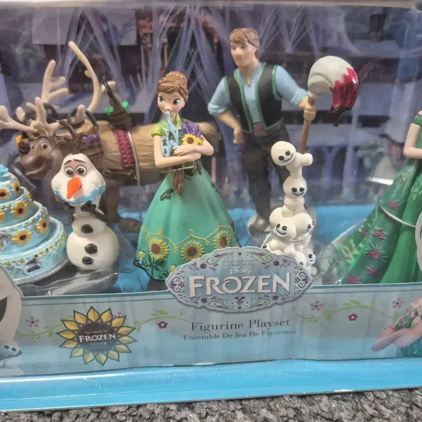 [BUNJANG] Disney Frozen Fever Figure Set / 디즈니 겨울왕국 열기 피규어 세트