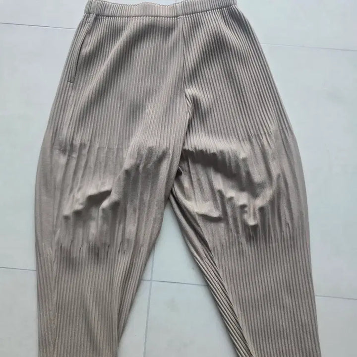 [BUNJANG] Homme Plissé Beige Baggy Pants / 옴므플리세 베이지 배기팬츠 팝니다.