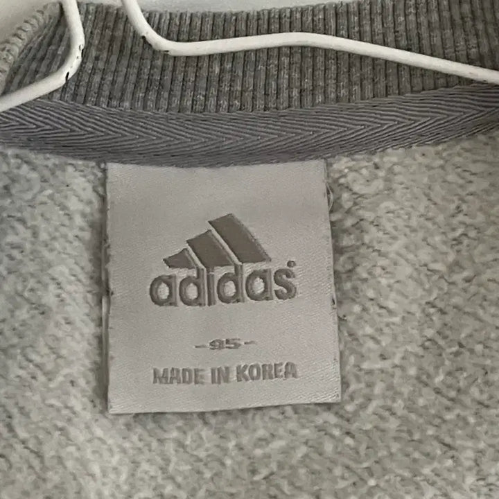 [BUNJANG] Adidas Oversized Gray Sweatshirt / 아디다스 블랙 그레이 오버핏 맨투맨 m