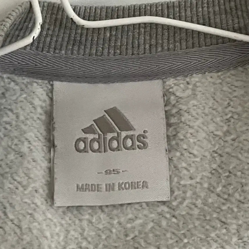 [BUNJANG] Adidas Oversized Gray Sweatshirt / 아디다스 블랙 그레이 오버핏 맨투맨 m