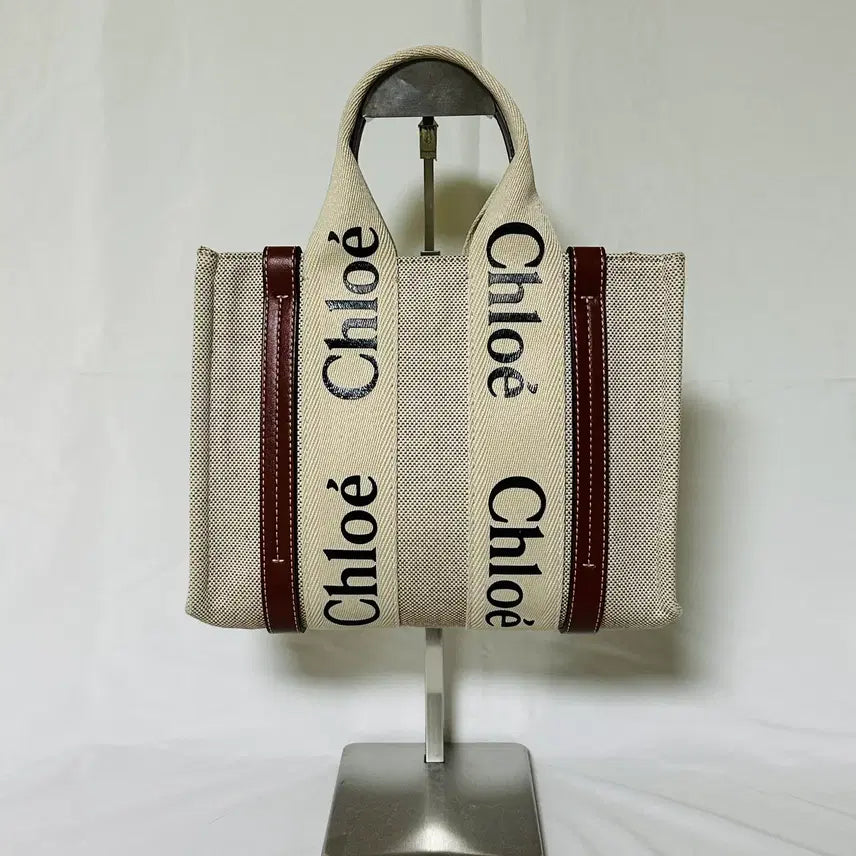 [BUNJANG] Chloé Woody Small Tote Bag / 끌로에 우디 스몰 토트백