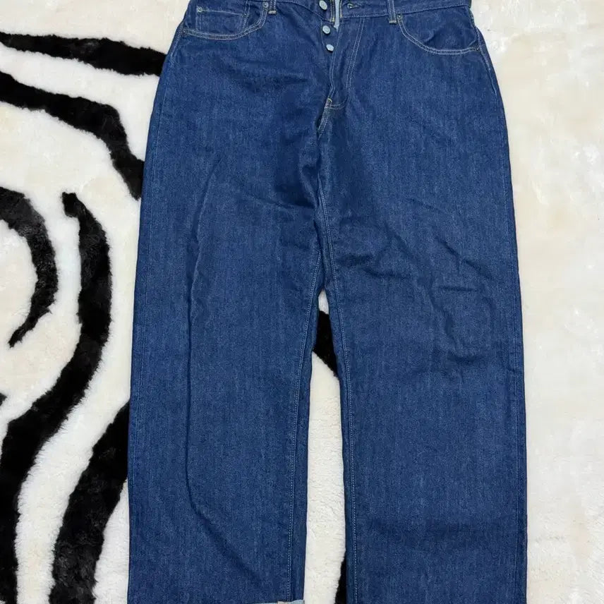 [BUNJANG] Shiota 5-Pocket Straight Denim Pants Indigo One Wash / (35) 시오타 5포켓 스트레이트 데님 팬츠 인디고원워시