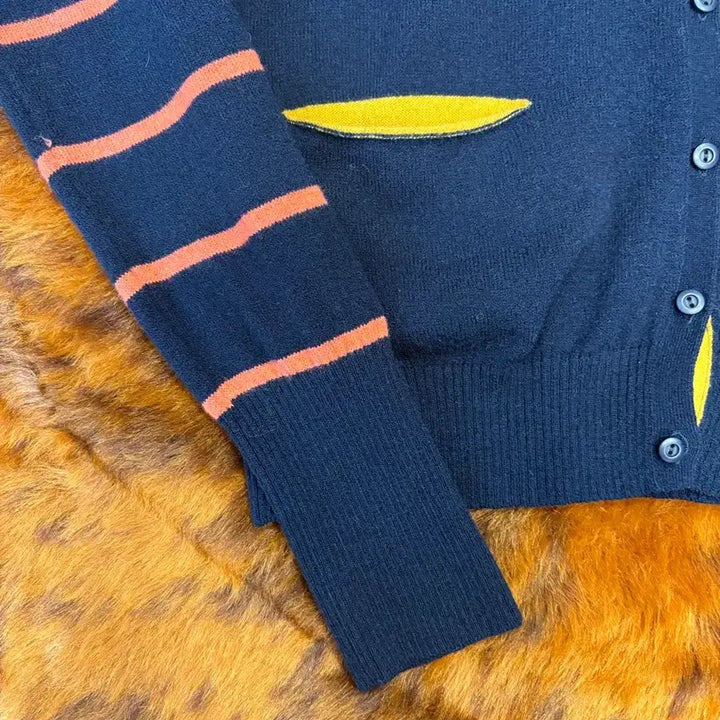 [BUNJANG] Max &amp; Co Striped Knit Cardigan / 막스 엔 코 스트라이프 가디건