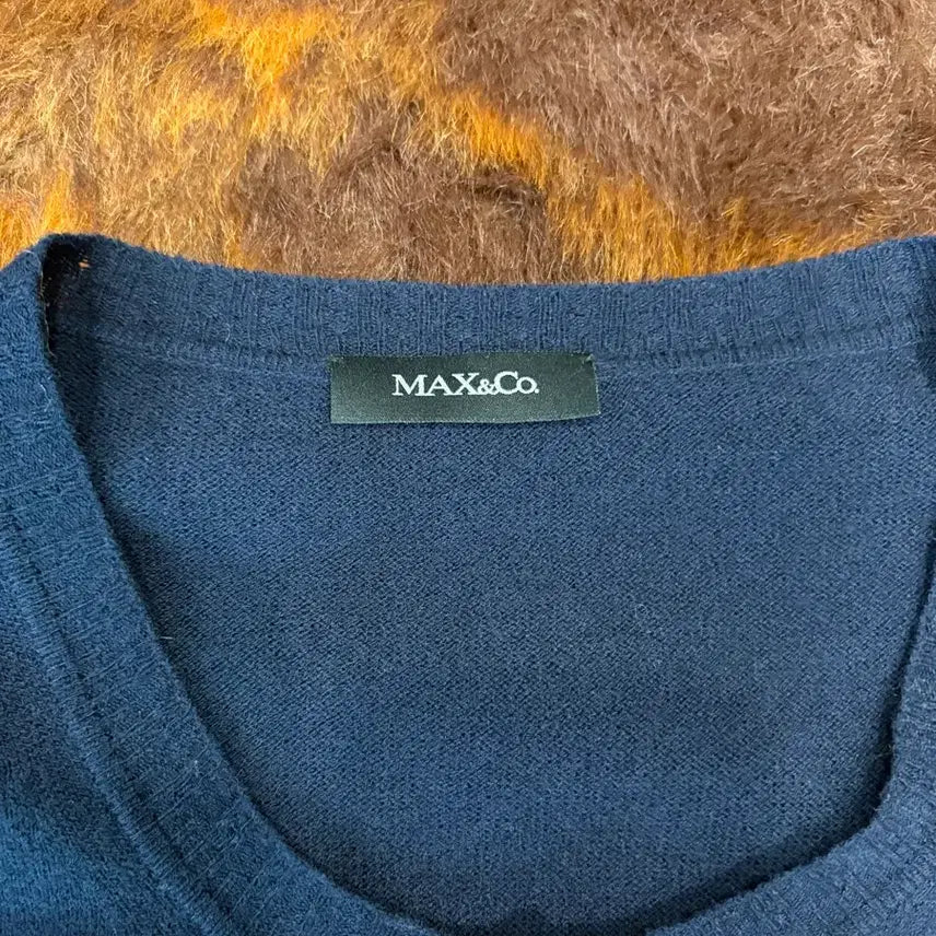 [BUNJANG] Max &amp; Co Striped Knit Cardigan / 막스 엔 코 스트라이프 가디건