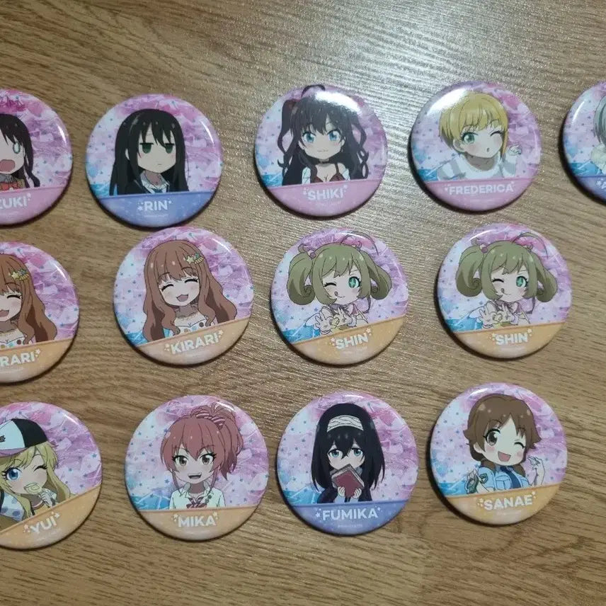 [BUNJANG] Idolmaster Cinderella Girls Can Badge Bundle Set / 아이마스 데레스테 캔뱃지 일괄
