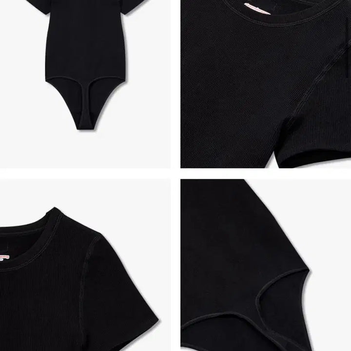 [SOLD OUT] [XXS/XS, S/M] 알렉산더왕 알왕 숏 슬리브 바디슈트 수트 블랙