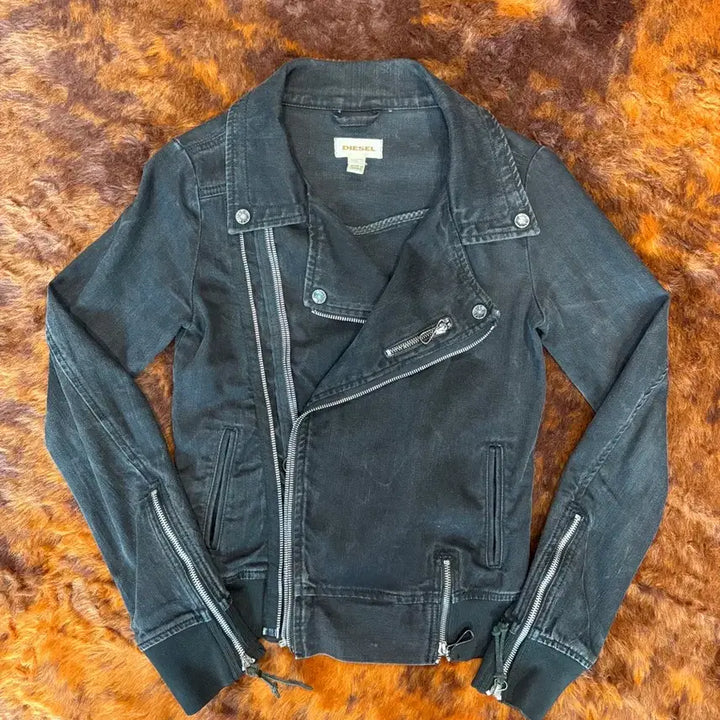[BUNJANG] Diesel Biker Denim Jacket / 디젤 바이커 데님 자켓