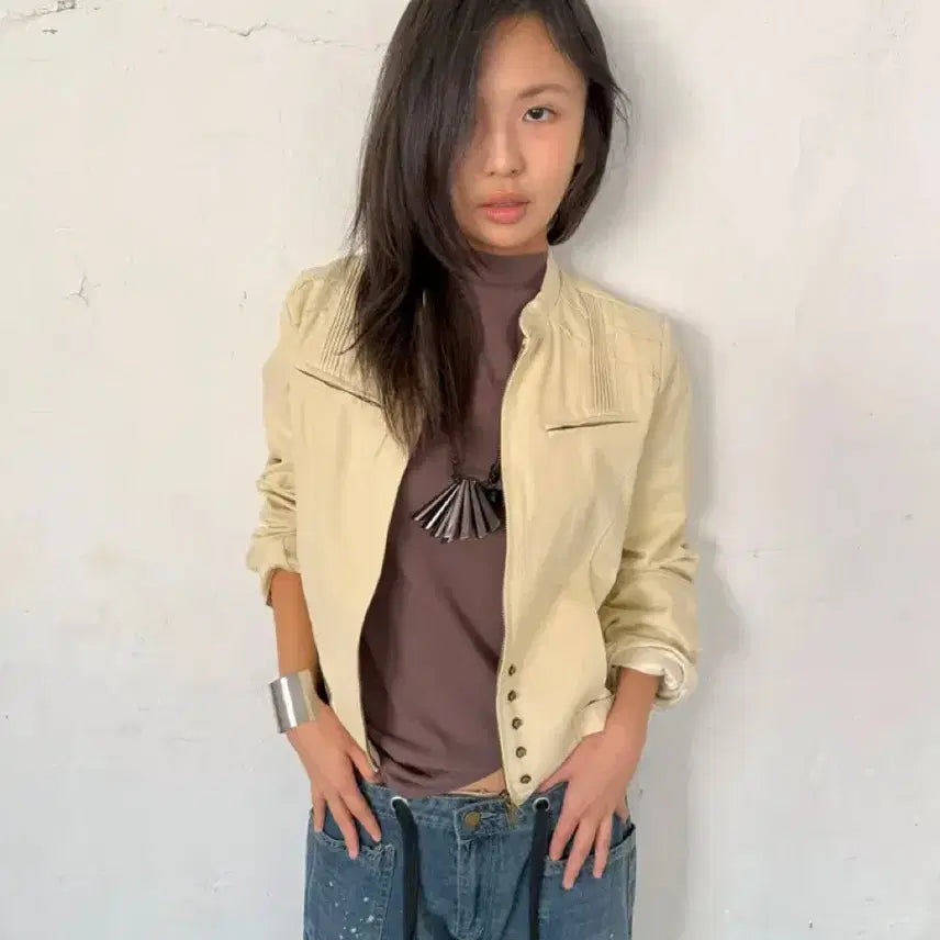 [BUNJANG] Tipssy Timeless Crop Jacket / tipssy 팁씨 timeless crop 자켓