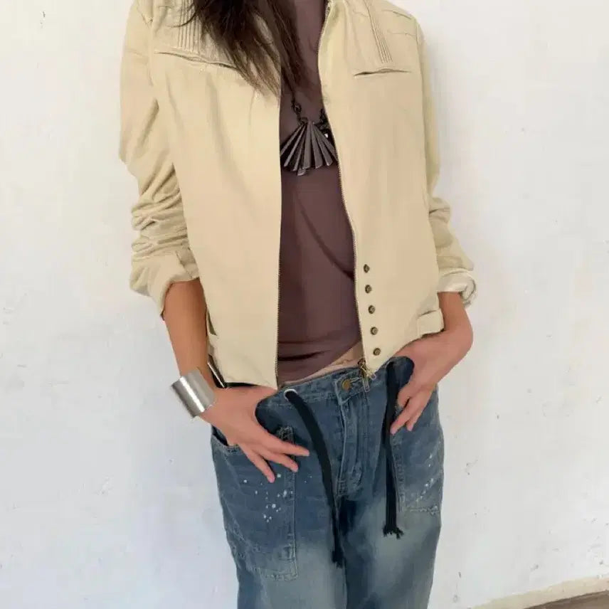 [BUNJANG] Tipssy Timeless Crop Jacket / tipssy 팁씨 timeless crop 자켓