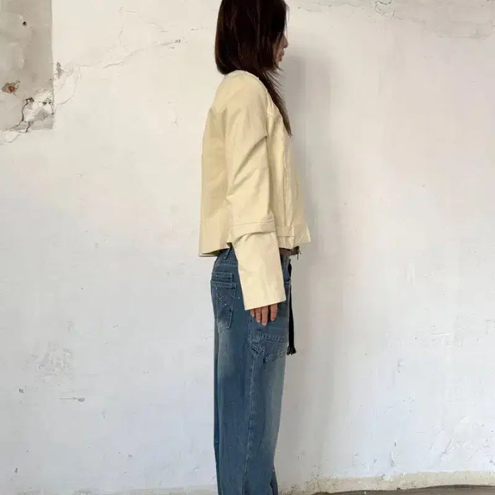 [BUNJANG] Tipssy Timeless Crop Jacket / tipssy 팁씨 timeless crop 자켓