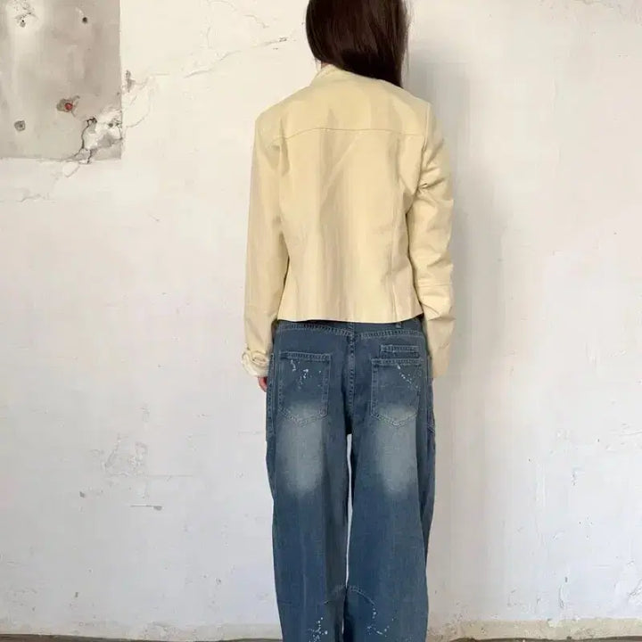 [BUNJANG] Tipssy Timeless Crop Jacket / tipssy 팁씨 timeless crop 자켓