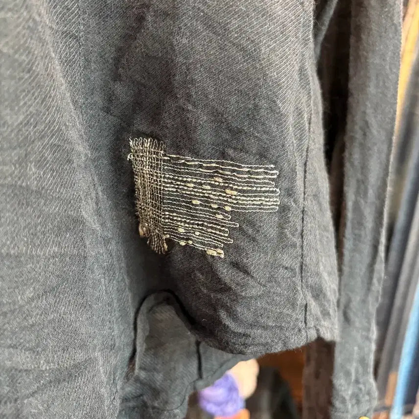 [BUNJANG] Marithe Francois Girbaud See-Through Crop Shirt / 마리떼 프랑소와저버 시스루 크롭 셔츠