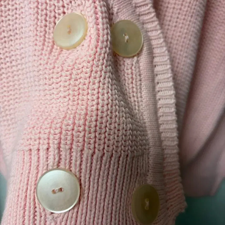 [BUNJANG] Pink Cardigan / 연핑크 가디건