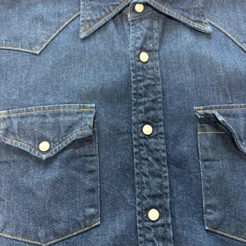 [BUNJANG] Capital 8oz Denim Husky Western Shirt Indigo / [2] 캐피탈 8온즈 데님 허스키 웨스턴 셔츠 인디고