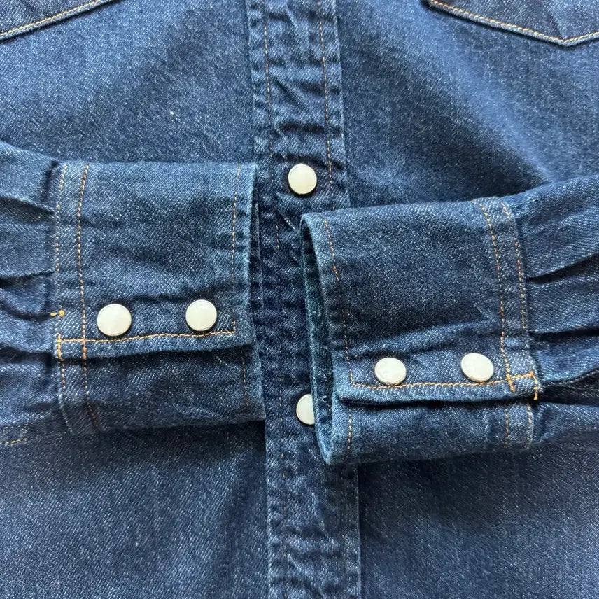 [BUNJANG] Capital 8oz Denim Husky Western Shirt Indigo / [2] 캐피탈 8온즈 데님 허스키 웨스턴 셔츠 인디고