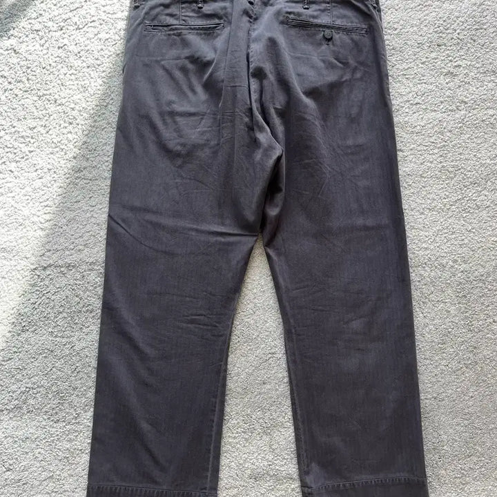 [SOLD OUT] 더블알엘 그레이 헤링본 퍼티그 팬츠 36