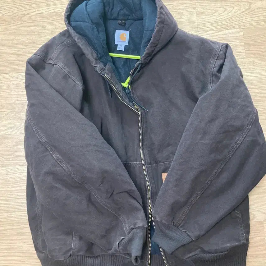 [BUNJANG] Carhartt J130 Active Hooded Jacket Sandstone Dark Brown XL / 칼하트 j130 액티브 후드 자켓 다크브라운 xl 샌드스톤