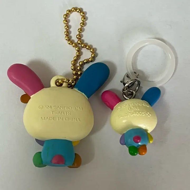 [BUNJANG] Sanrio All Stars Flat Mascot Usahana Gacha Keyring / 산리오 올스타즈 납작 마스코트 우사하나 가챠 키링