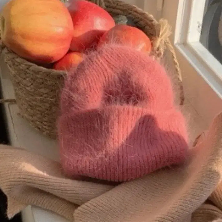 [BUNJANG] Slowand Colors Soft Angora Beanie Pink / 슬로우앤드 슬앤 컬러즈 소프트 앙고라 비니 핑크