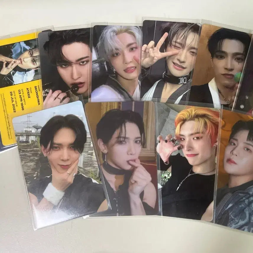 [BUNJANG] ATEEZ Album Photocard Bundle Set / 에이티즈 앨범포카 일괄 양도