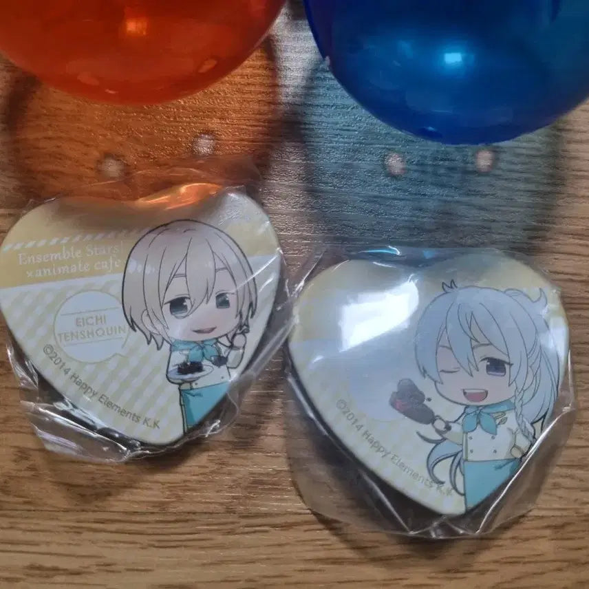 [BUNJANG] Ensemble Stars Animate Cafe Eichi, Wataru Heart Can Badge / 앙스타 애니메이트 카페 에이치, 와타루 하트 캔뱃지