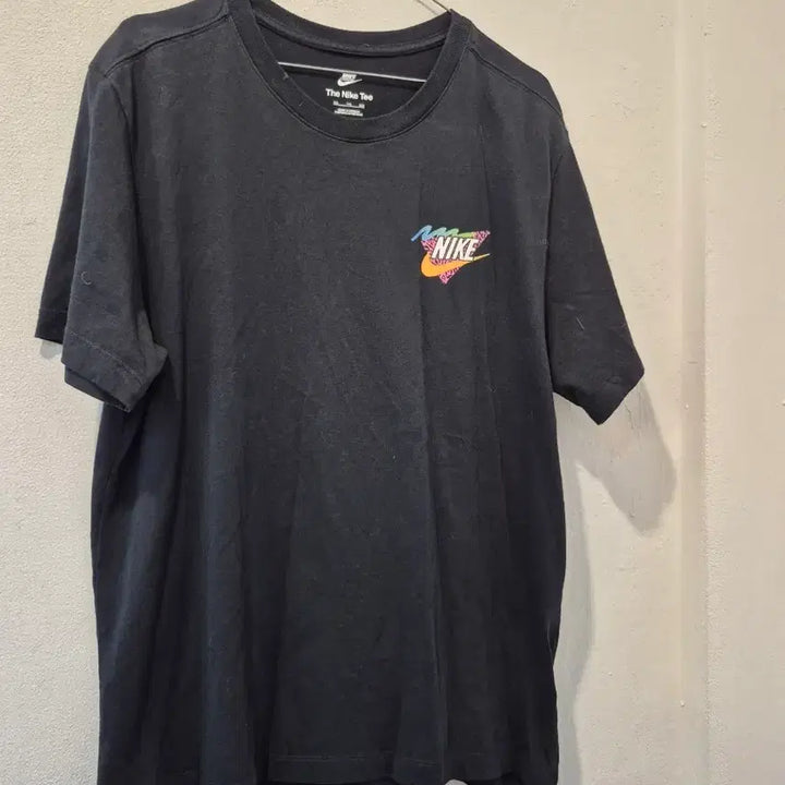 [BUNJANG] Nike Black Printed Short Sleeve T-Shirt / 나이키 블랙 반팔 티셔츠 프린팅