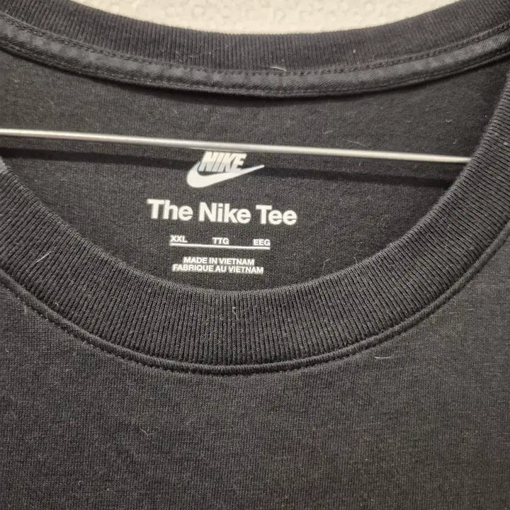 [BUNJANG] Nike Black Printed Short Sleeve T-Shirt / 나이키 블랙 반팔 티셔츠 프린팅