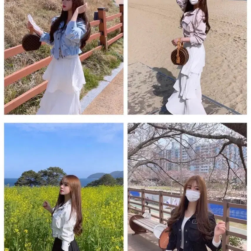 [BUNJANG] Mayyun Short Field Jacket White / 메이윤 숏 야상 자켓 화이트