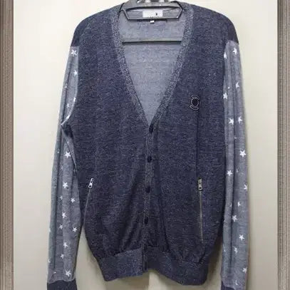 [BUNJANG] Wide Angle Linen Knit Cardigan / 와이드앵글 정품 V넥 린넨 니트가디건 거의새옷 택100