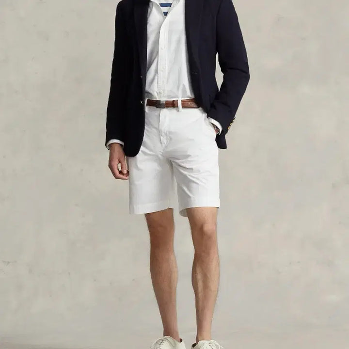 [BUNJANG] Polo Ralph Lauren Chino Cotton Shorts White New Arrival / Polo Ralph Lauren 치노 코튼반바지 화이트 새상품